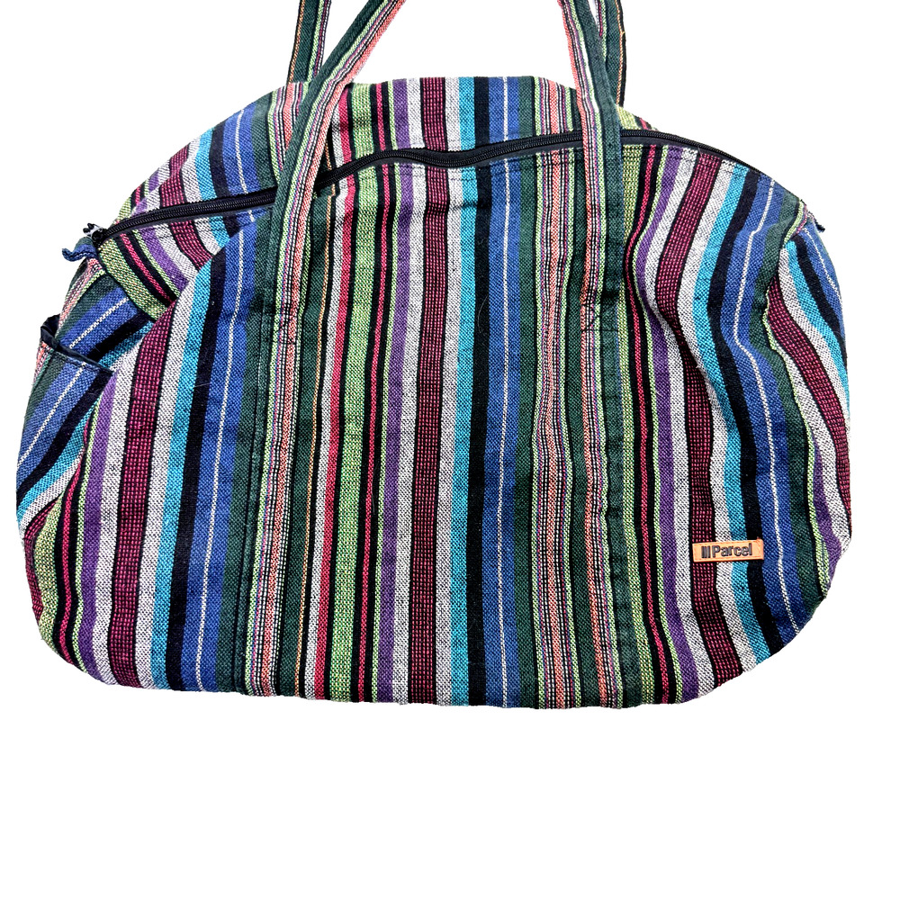 Parcel Striped Multicolor Tote Bag - Picture 2 of 7